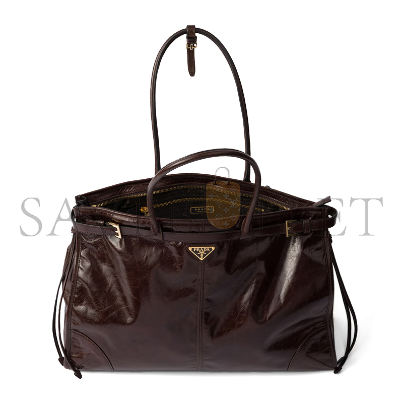 PRADA BONNIE EXTRA LARGE LEATHER HANDBAG 1BA439_2CYR (42*30*12cm) PRADA BONNIE EXTRA LARGE LEATHER HANDBAG 1BA439_2CYR (42*30*12cm)